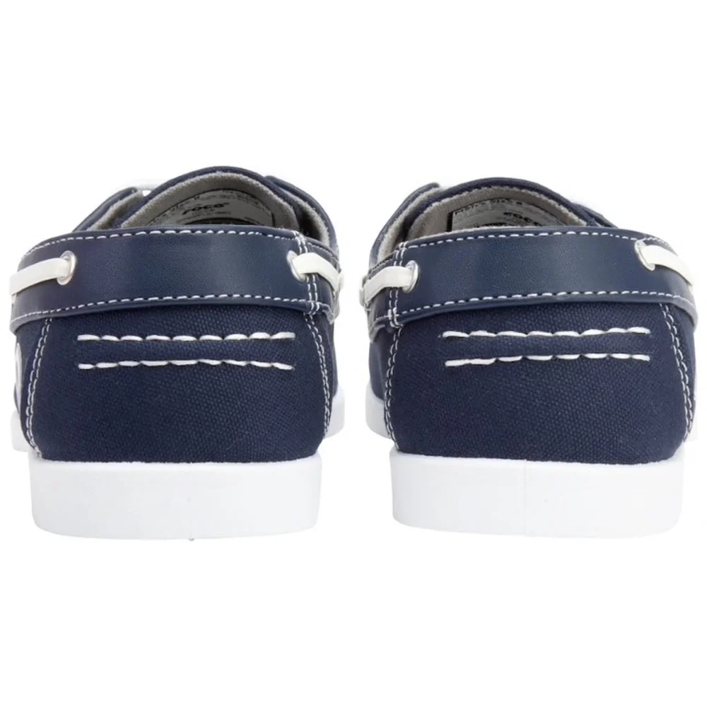 Los Angeles RAMS Men's Sizes Low Top Boat Shoe Navy Side Logo - Picture 10 of 10